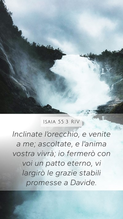 Isaia 55:3 RIV Bible Verse Image