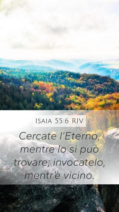 Isaia 55:6 RIV Bible Verse Image