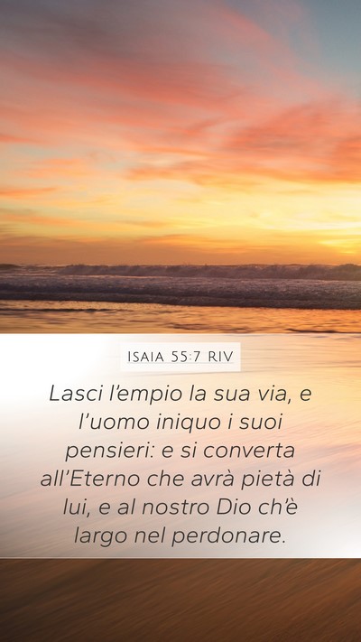 Isaia 55:7 RIV Bible Verse Image