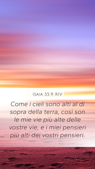Isaia 55:9 RIV Bible Verse Image
