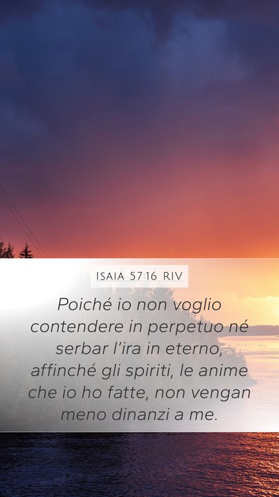 Isaia 57:16 RIV Bible Verse Image