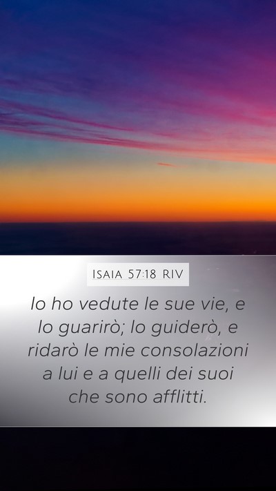 Isaia 57:18 RIV Bible Verse Image