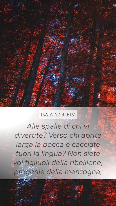 Isaia 57:4 RIV Bible Verse Image