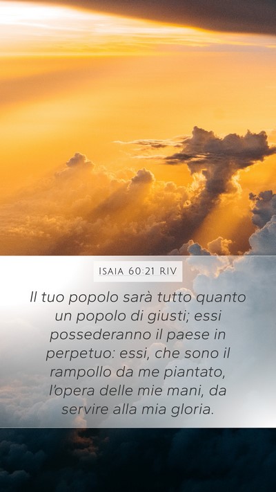 Isaia 60:21 RIV Bible Verse Image