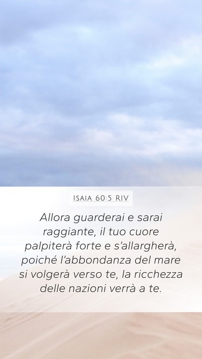 Isaia 60:5 RIV Bible Verse Image