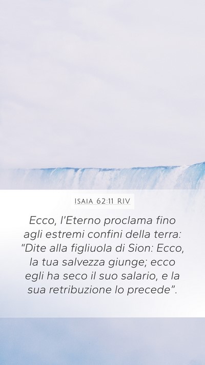 Isaia 62:11 RIV Bible Verse Image