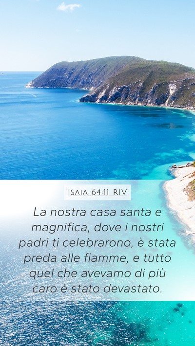 Isaia 64:11 RIV Bible Verse Image