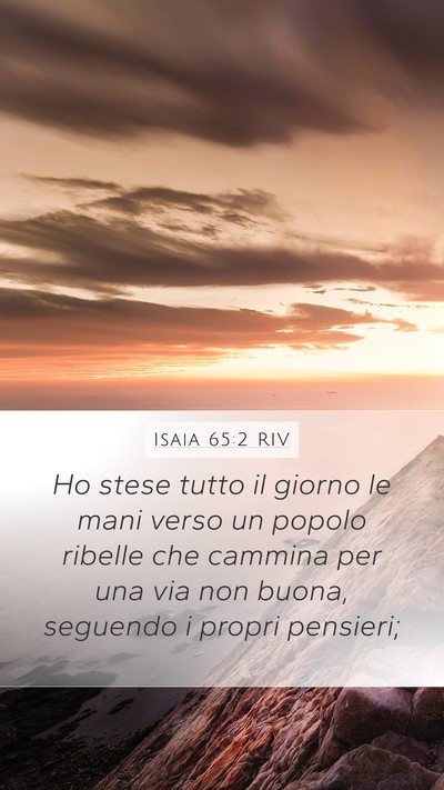 Isaia 65:2 RIV Bible Verse Image