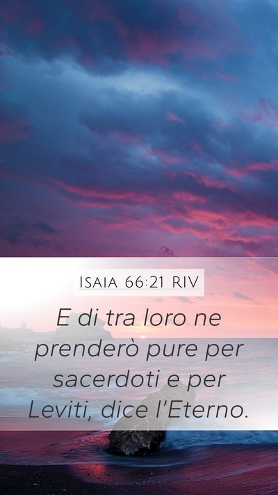 Isaia 66:21 RIV Bible Verse Image