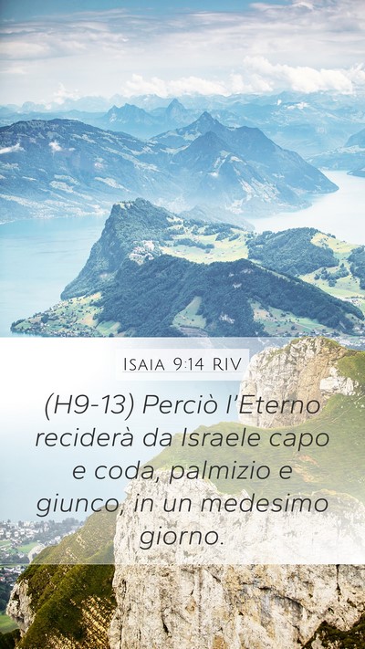 Isaia 9:14 RIV Bible Verse Image
