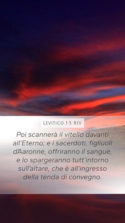 Levitico 1:5 RIV Bible Verse Image