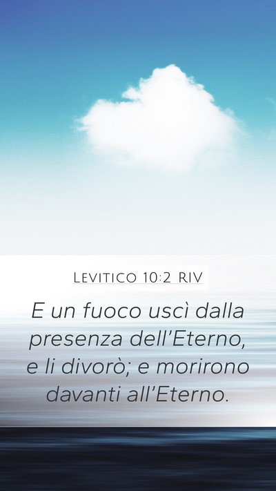 Levitico 10:2 RIV Bible Verse Image