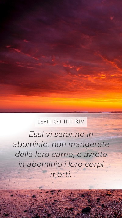 Levitico 11:11 RIV Bible Verse Image