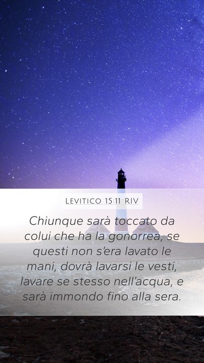 Levitico 15:11 RIV Bible Verse Image