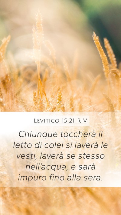 Levitico 15:21 RIV Bible Verse Image