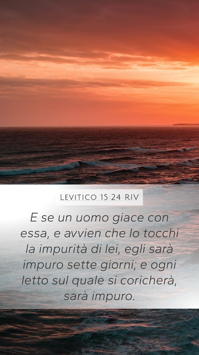 Levitico 15:24 RIV Bible Verse Image