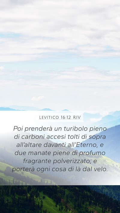 Levitico 16:12 RIV Bible Verse Image