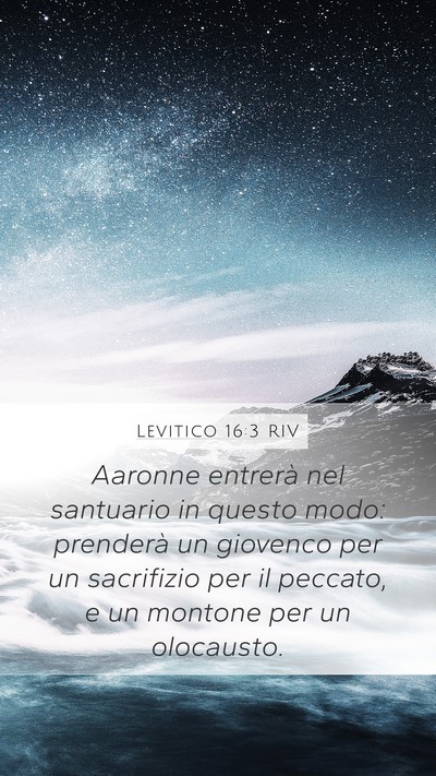 Levitico 16:3 RIV Bible Verse Image