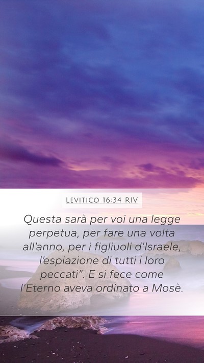 Levitico 16:34 RIV Bible Verse Image