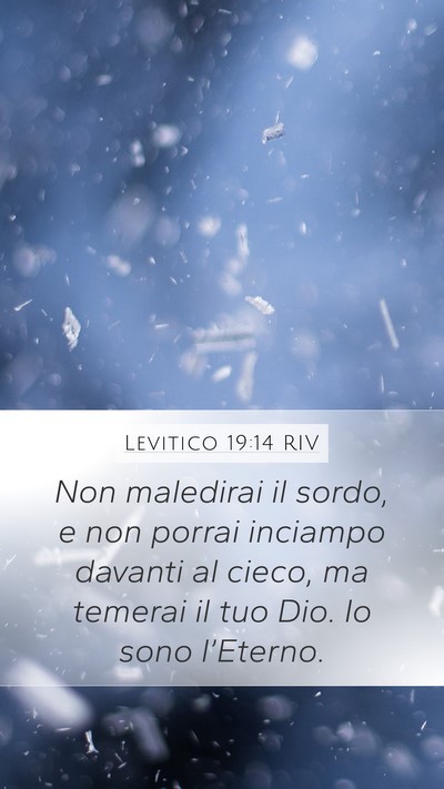 Levitico 19:14 RIV Bible Verse Image