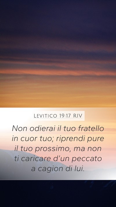 Levitico 19:17 RIV Bible Verse Image