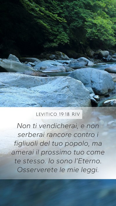 Levitico 19:18 RIV Bible Verse Image
