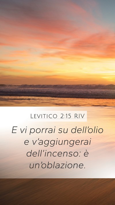 Levitico 2:15 RIV Bible Verse Image