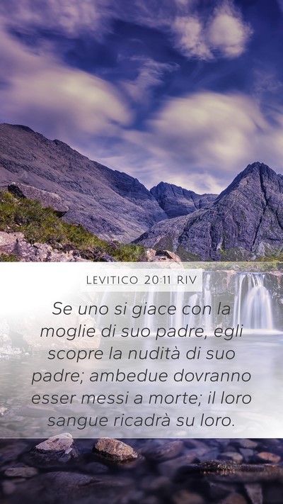 Levitico 20:11 RIV Bible Verse Image