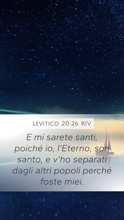 Levitico 20:26 RIV Bible Verse Image