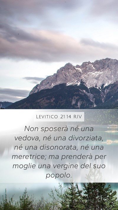 Levitico 21:14 RIV Bible Verse Image