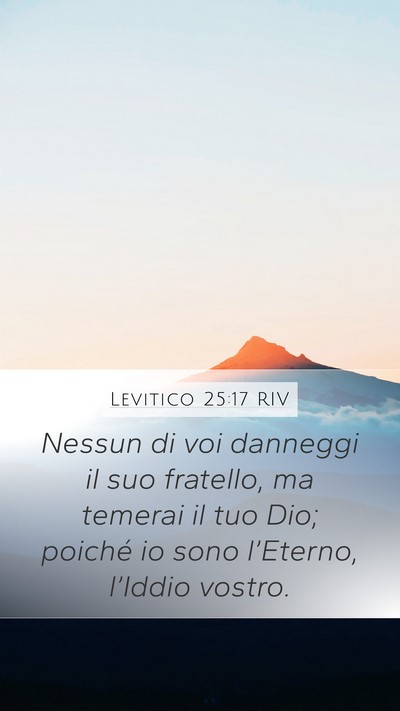 Levitico 25:17 RIV Bible Verse Image