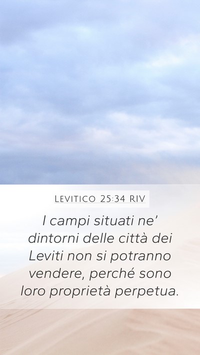 Levitico 25:34 RIV Bible Verse Image