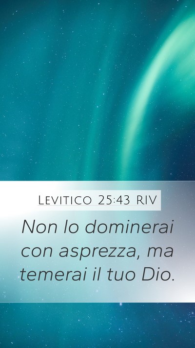 Levitico 25:43 RIV Bible Verse Image