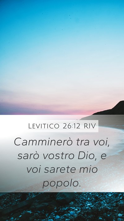Levitico 26:12 RIV Bible Verse Image
