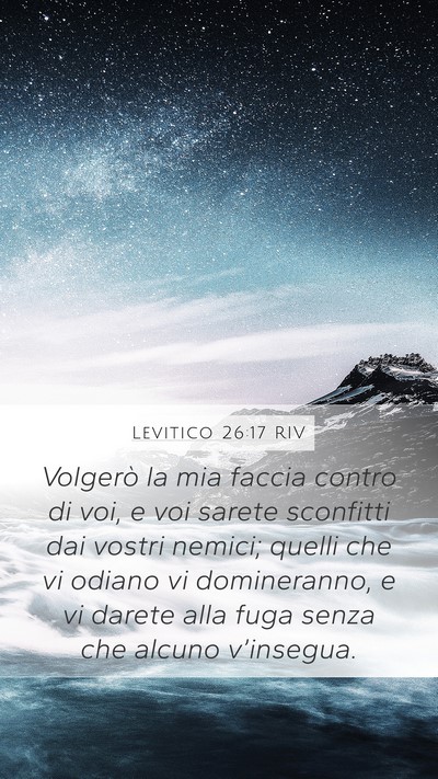 Levitico 26:17 RIV Bible Verse Image