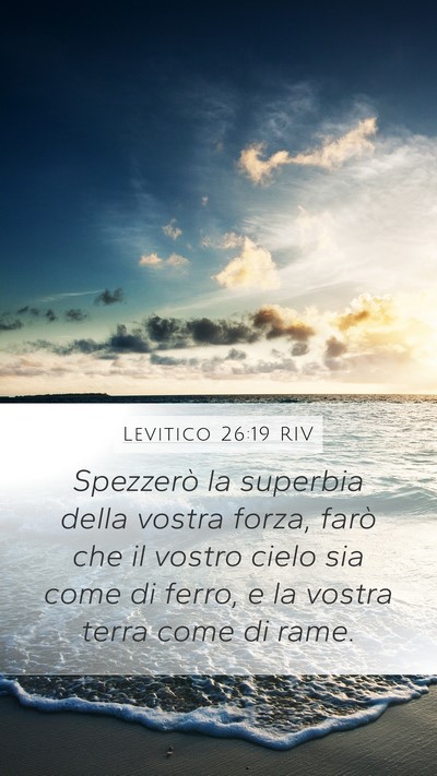 Levitico 26:19 RIV Bible Verse Image