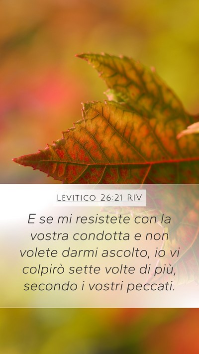Levitico 26:21 RIV Bible Verse Image