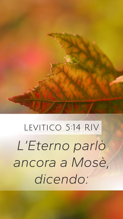 Levitico 5:14 RIV Bible Verse Image