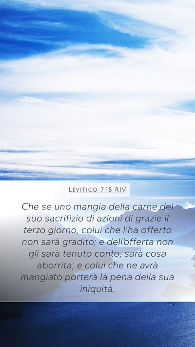 Levitico 7:18 RIV Bible Verse Image