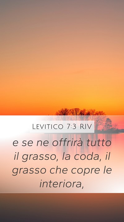 Levitico 7:3 RIV Bible Verse Image
