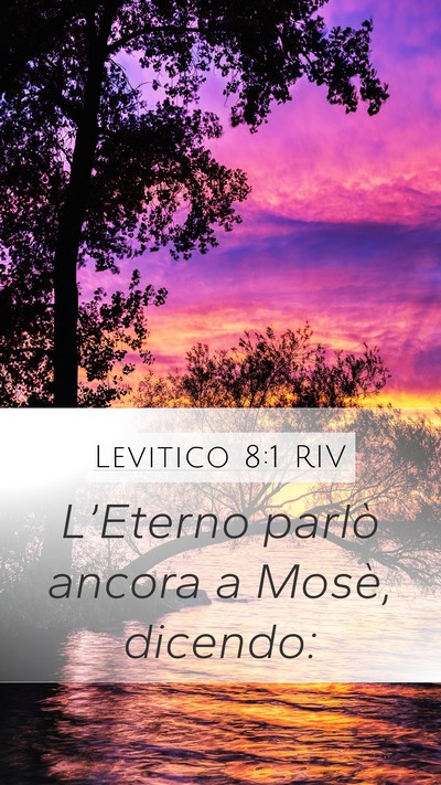 Levitico 8:1 RIV Bible Verse Image