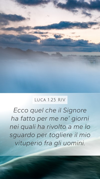 Luca 1:25 RIV Bible Verse Image