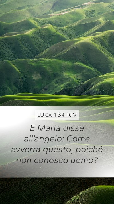 Luca 1:34 RIV Bible Verse Image