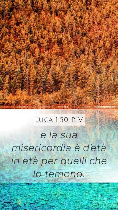Luca 1:50 RIV Bible Verse Image