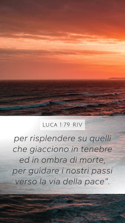 Luca 1:79 RIV Bible Verse Image