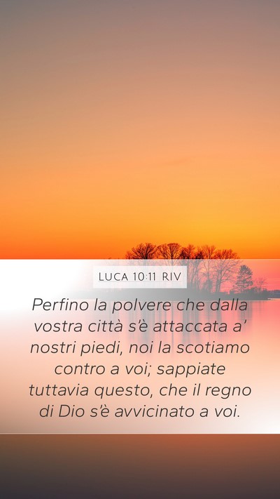 Luca 10:11 RIV Bible Verse Image