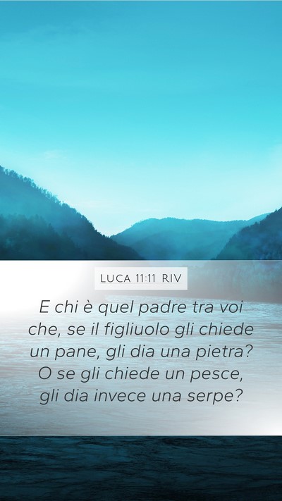Luca 11:11 RIV Bible Verse Image