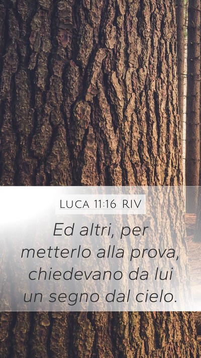 Luca 11:16 RIV Bible Verse Image