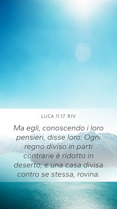 Luca 11:17 RIV Bible Verse Image