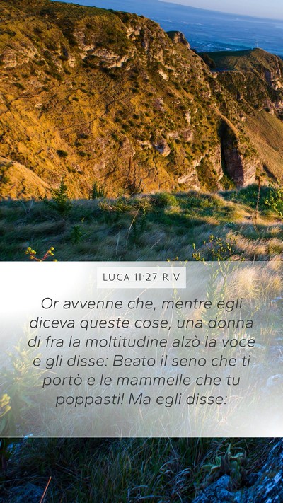 Luca 11:27 RIV Bible Verse Image